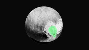 Pluto's Frozen Heart. Credits: NASA/JHUAPL/SWRI